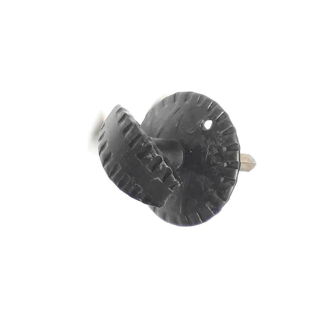 Art.3369 Pomito de baño forjado negro
