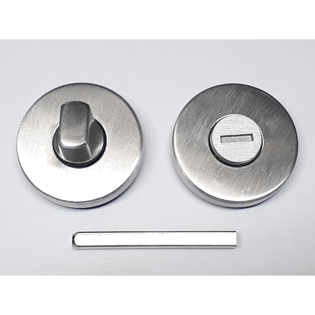Art.8751/8665 Juego Pomo y Bocallave de Baño 48 mm aluminio