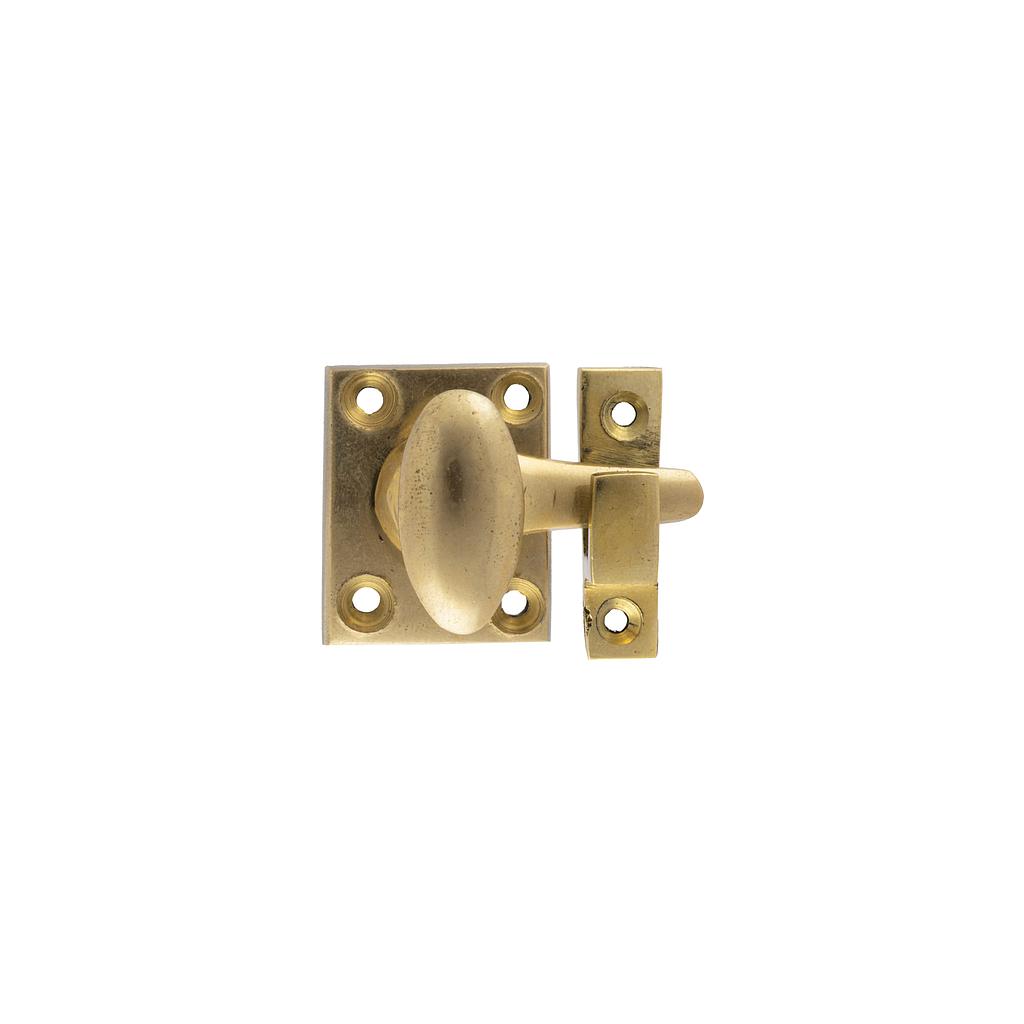Art.3850   Aldaba Oval con puente bronce pulido