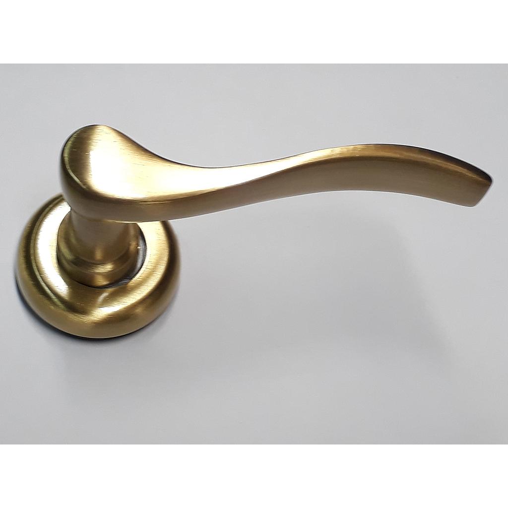 Art.6531/7133-03 Doble balancin Verona con rosetas patine laca