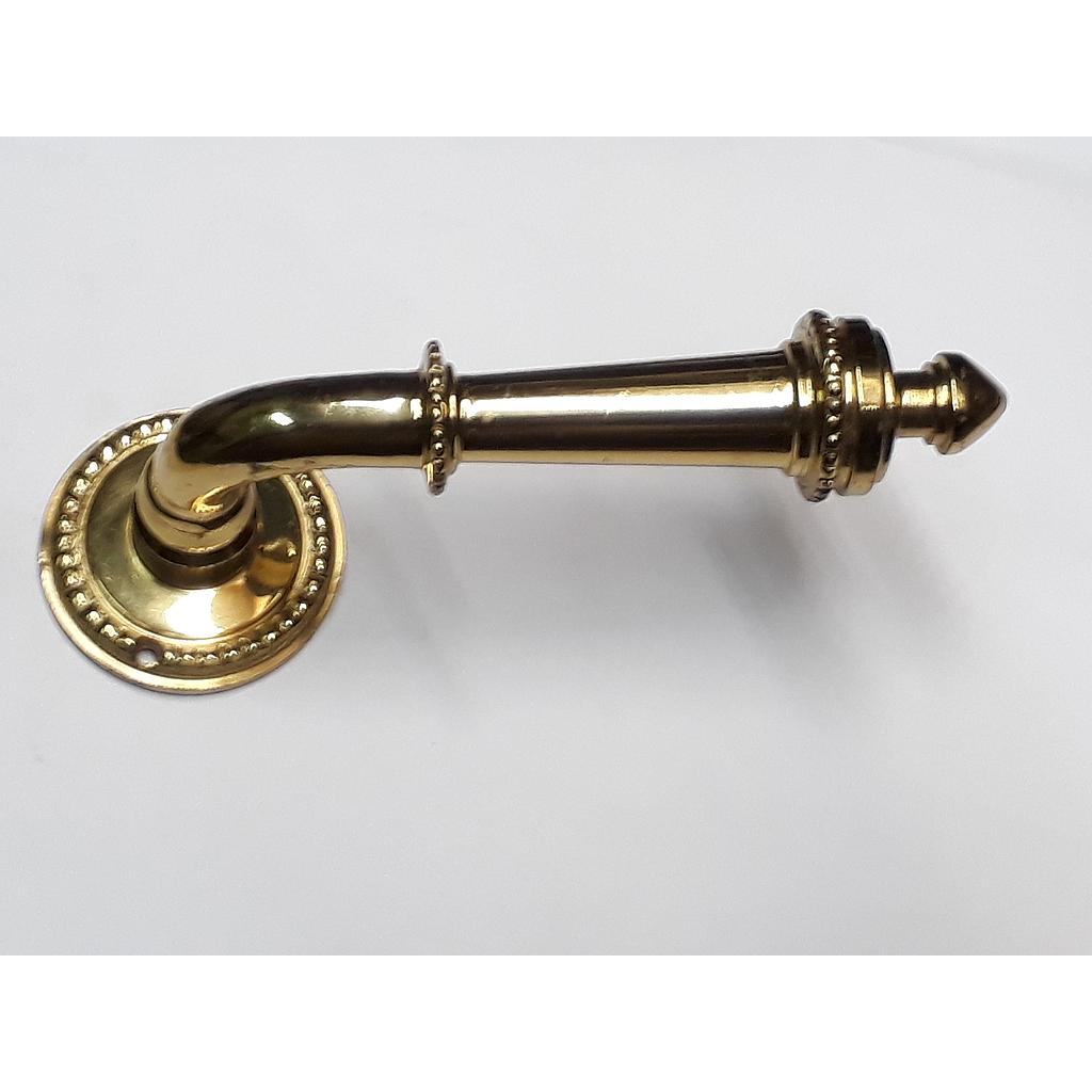 Art.6051-01 Doble balancin Perlada con rosetas pulido