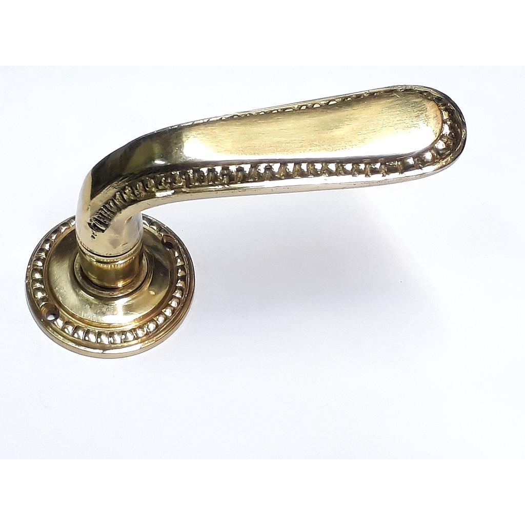Art.3407-1 Doble balancin Perlado con rosetas pulido