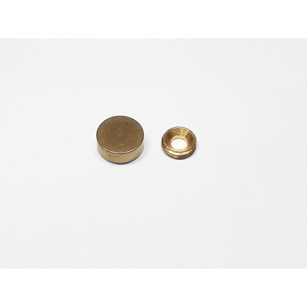 Art.3464/3675-04 Embellecedor 14 mm bronce pulido