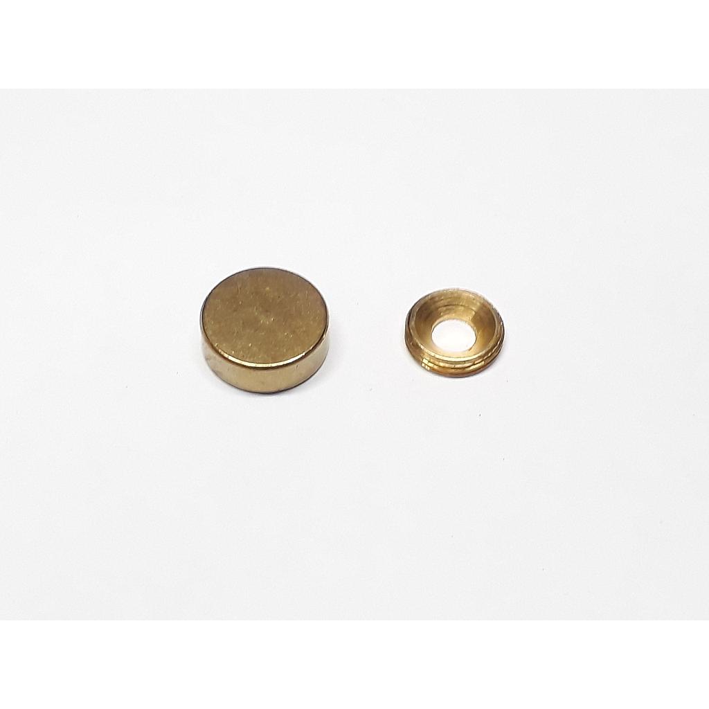 Art.3464/3675-03 Embellecedor 16 mm bronce pulido