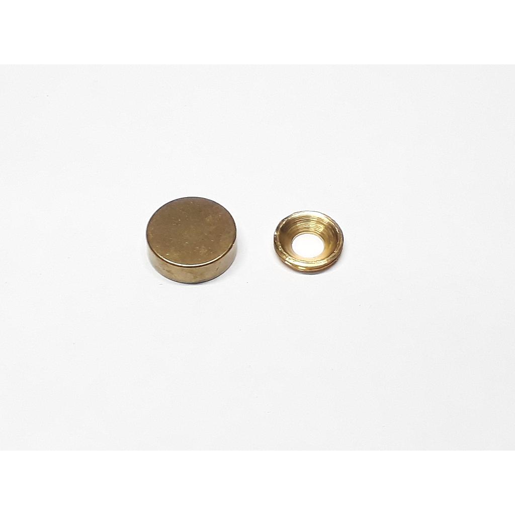 Art.3464/3675-02 Embellecedor 18 mm bronce pulido