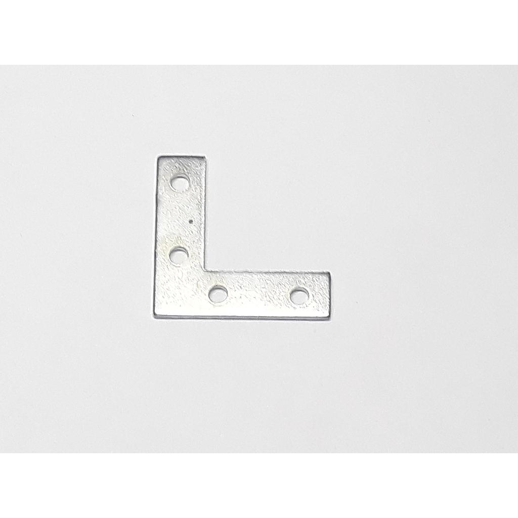 Art.5430/6681-02 Angulo plano 38x38 mm hierro zincado