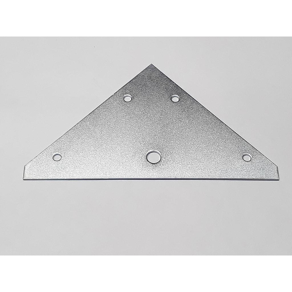 Art.4527-1 Escuadra plana triangular hierro zincado