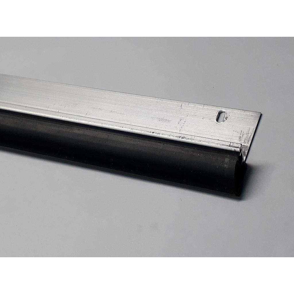 Art.3516/7394-01 Jgo x 2 zocalos para porton levadizo fijo 1200 mm c/u aluminio gris