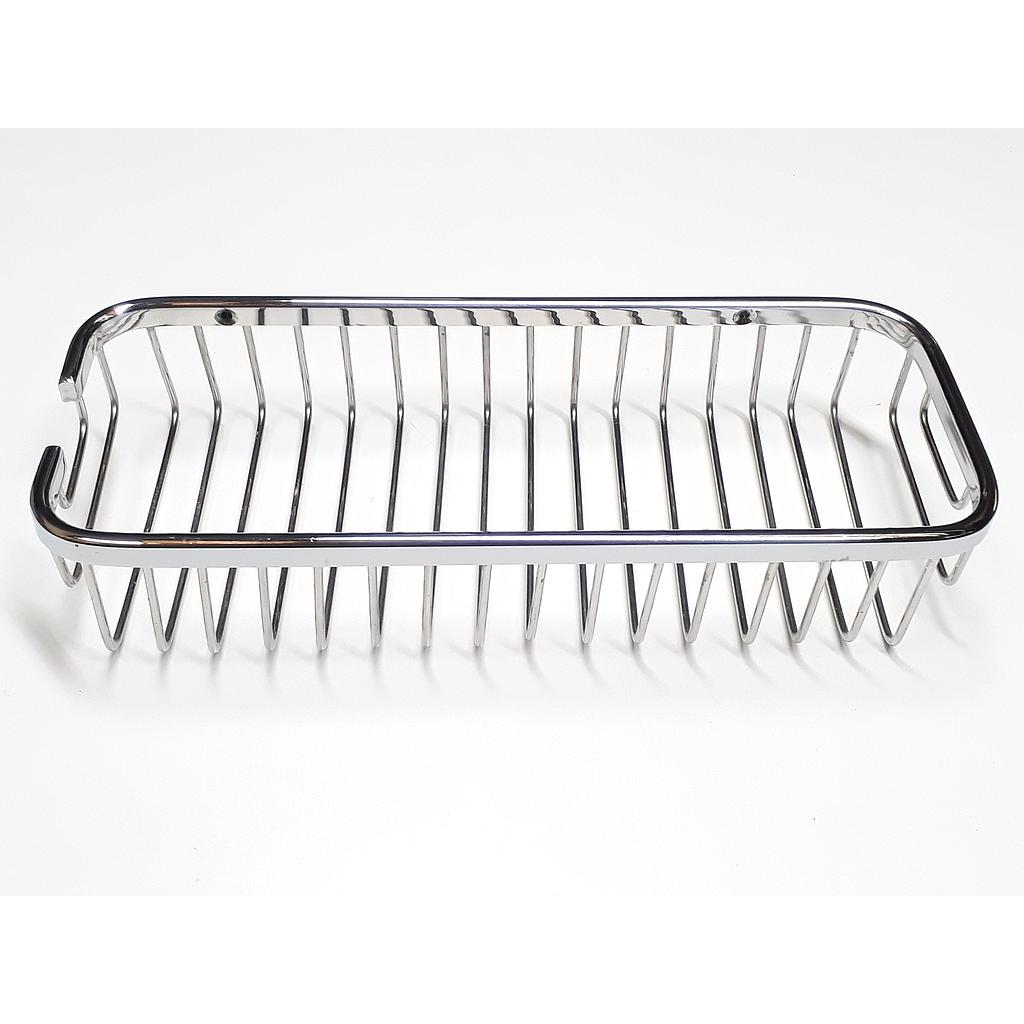 Art.7985-01 Canasto 300 mm repisa bronce cromo