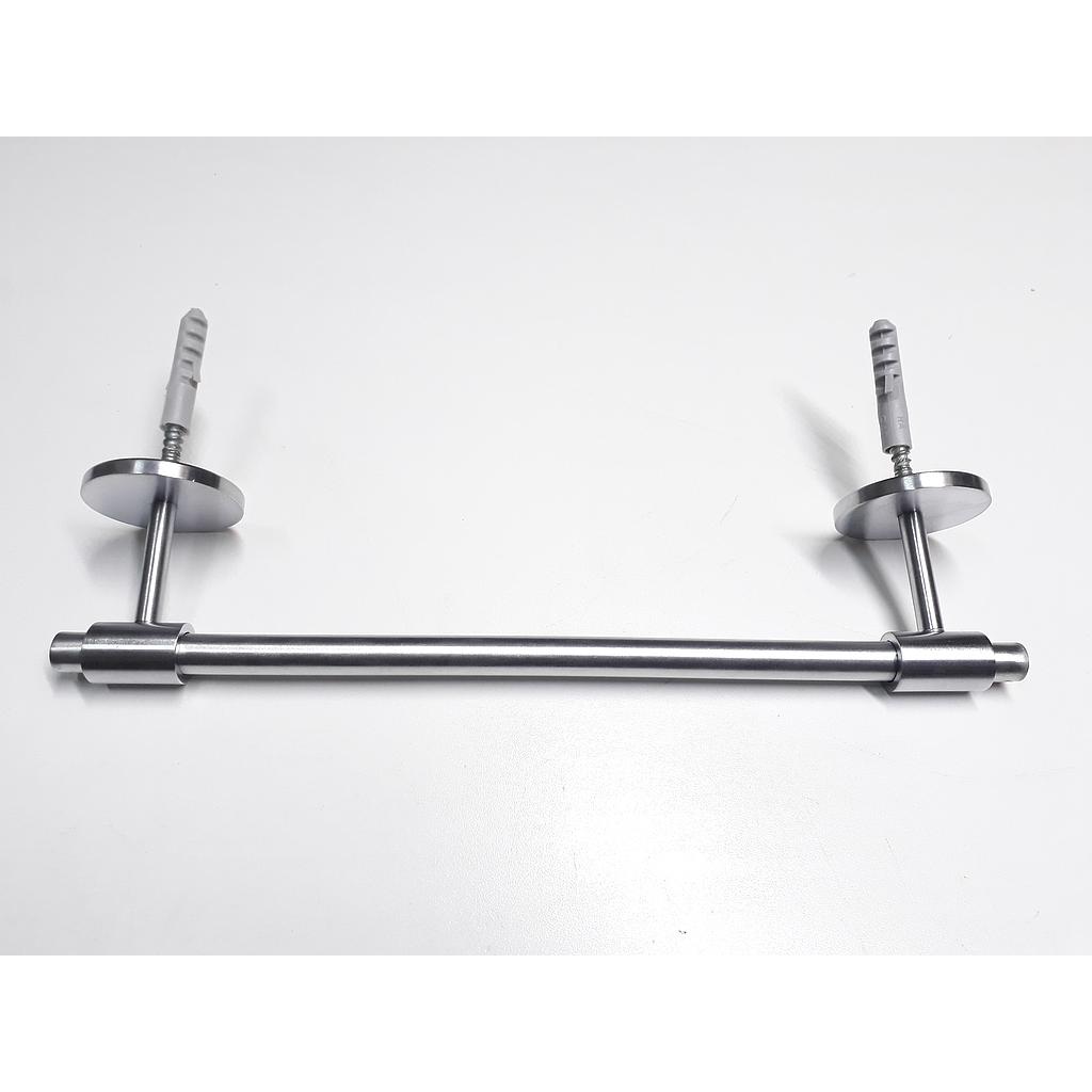 Art.8404 Toallero 300 mm Alexia bronce acerado