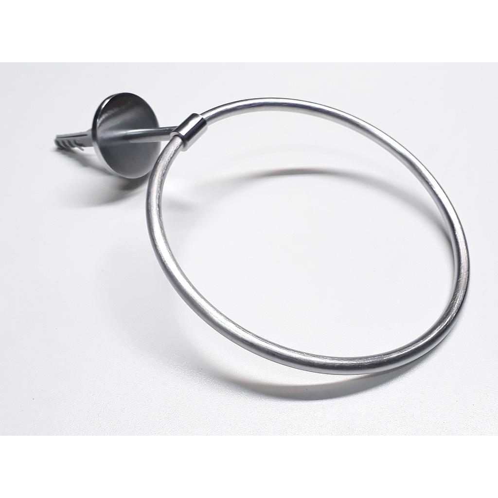 Art.8400-02 Toallero Aro 200 mm Alexia bronce acerado