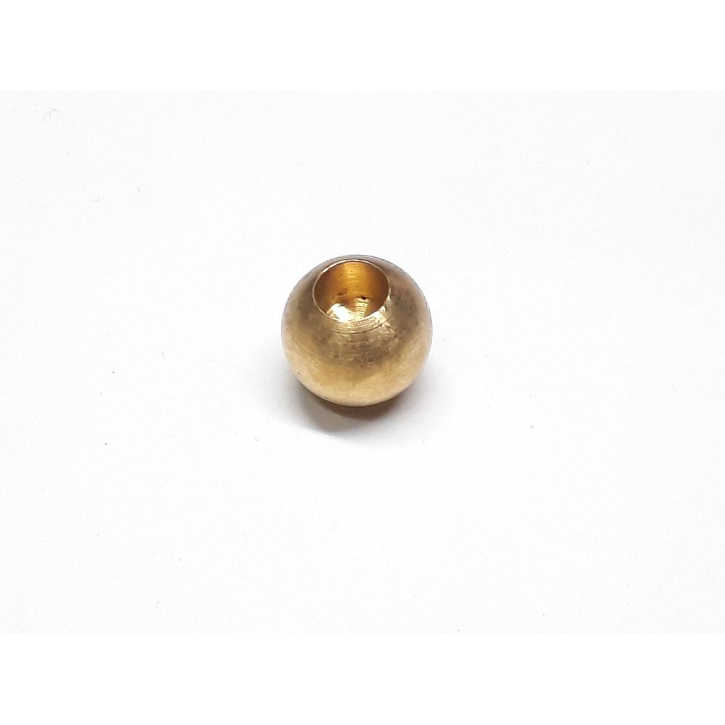 Art.1665/6993 20 mm Esfera con agujero bronce