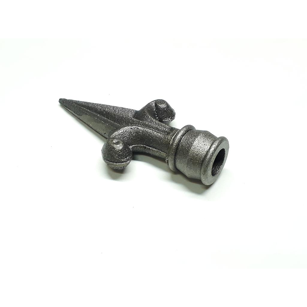 Art.7079-01 Lanza 120 mm con inserto barra 16 hierro