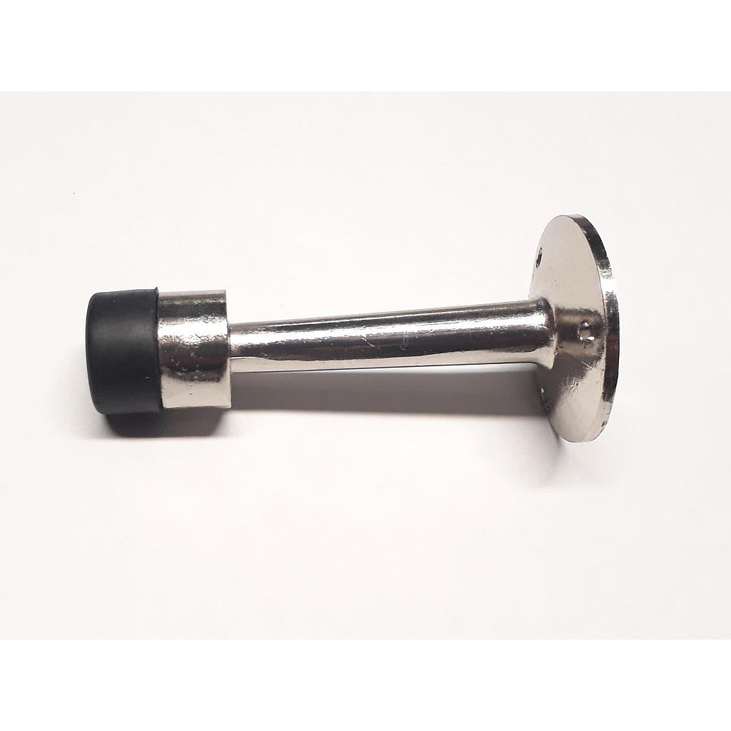 Art.6730/6732-01 Tope Puerta a Pared con goma zamak platil satinado