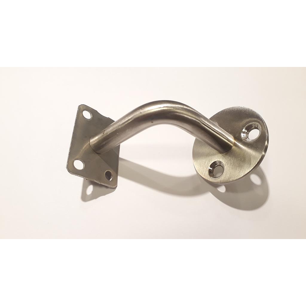 Art.1182   Soporte pasamano plano con base para atornillar acero