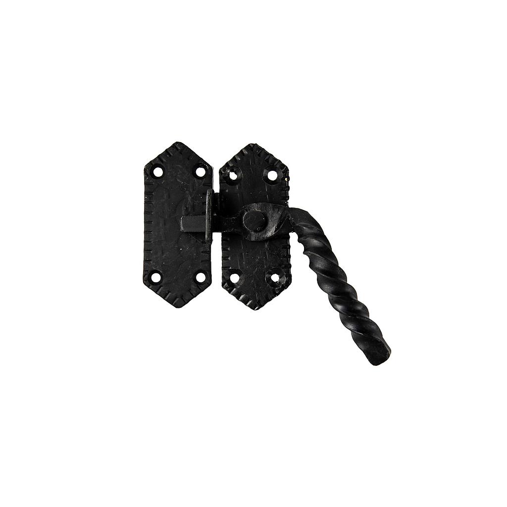Art.3025   Aldaba retorcido Der / Izq 140x85 forjado