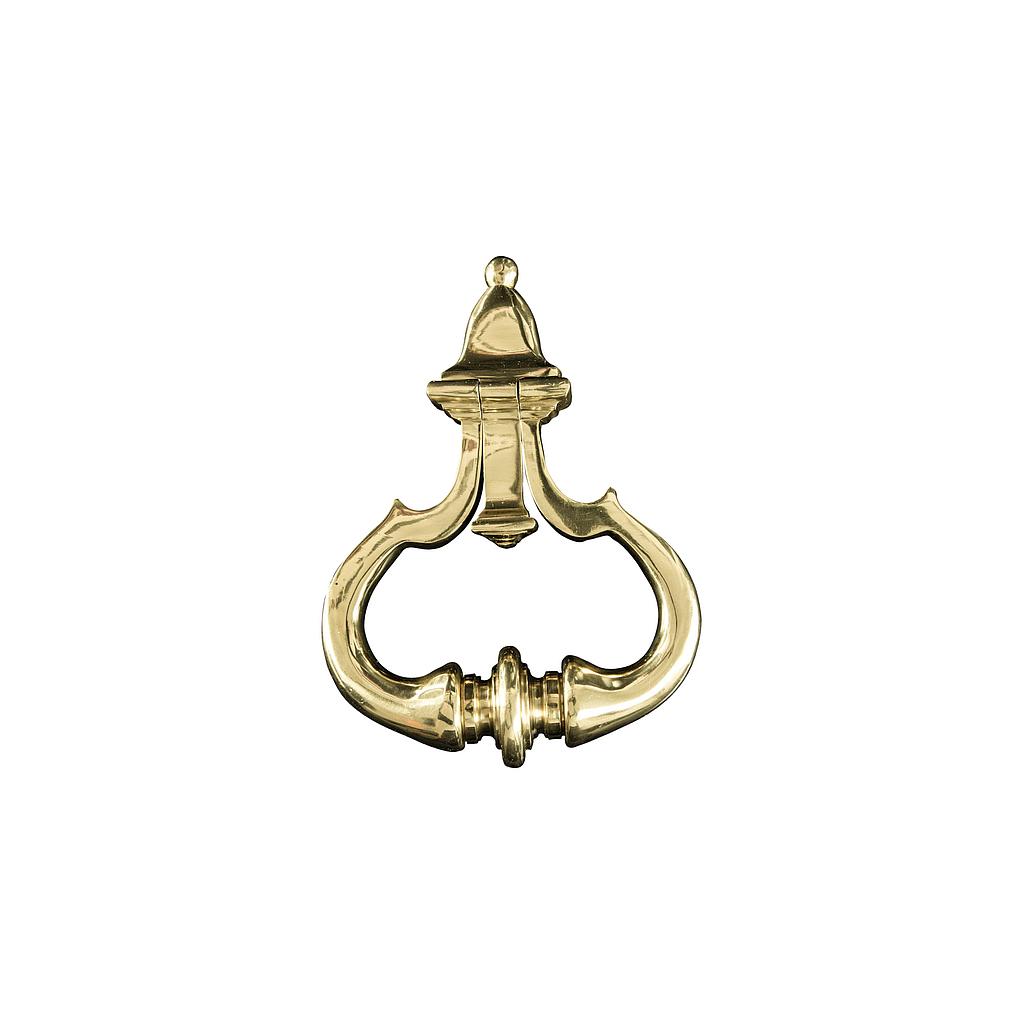 Art.3826   Aldabón Lira Chico bronce pulido