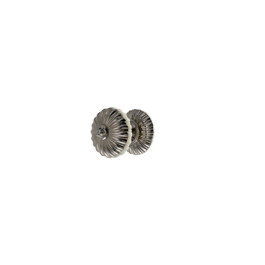 Art.3116-02   Pomo Malal Hue fijo con roseta bronce niquel