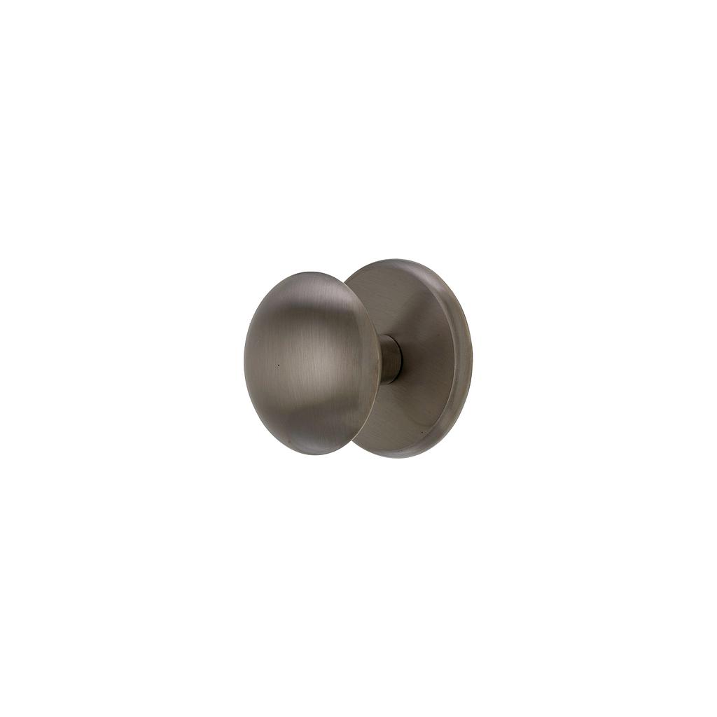 Art.7596-03   Pomo Central fijo 72 mm con roseta 85 mm bronce varios tonos