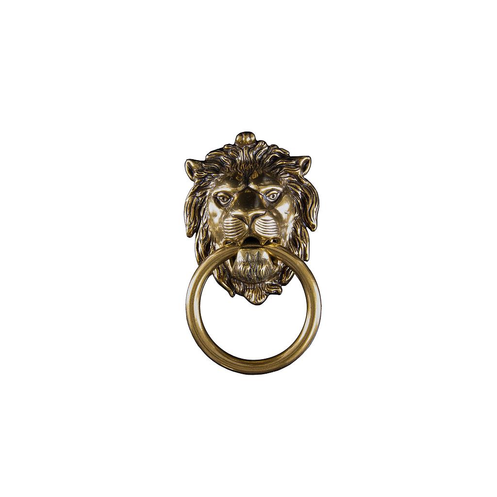 Art.7666 Aldabón León bronce Oro Di Valenza