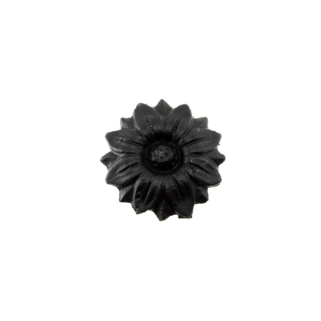 Art.6337/6954   Aplique flor con pétalo 100 mm hierro