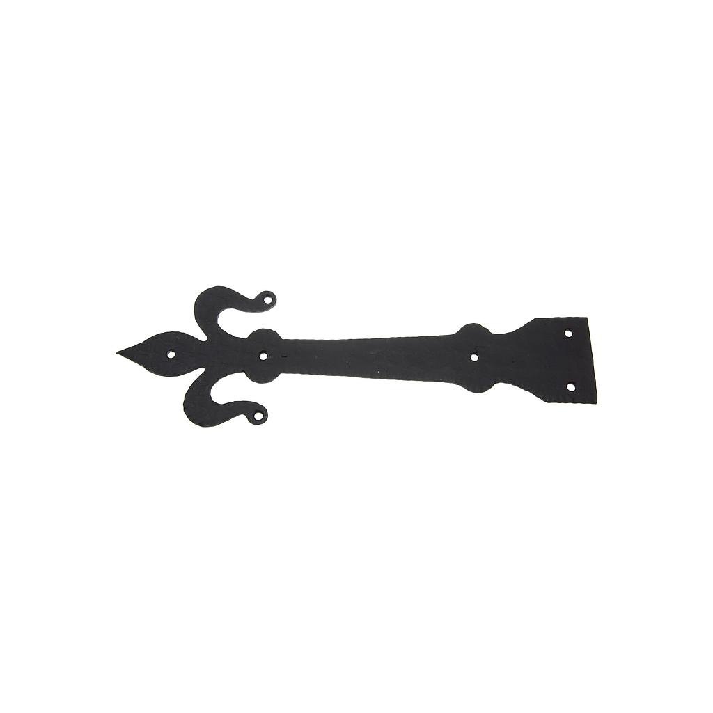 Art.3598-1 Aplique puerta vista hierro forjado 180x80 mm