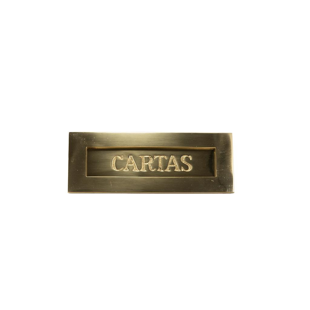 Art.6722-2   Frente buzón 250x95 mm bronce pulido