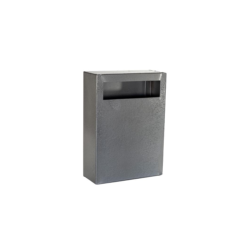 Art.6050-03   Buzón puerta 350x250x100 mm hierro gris (Frente)