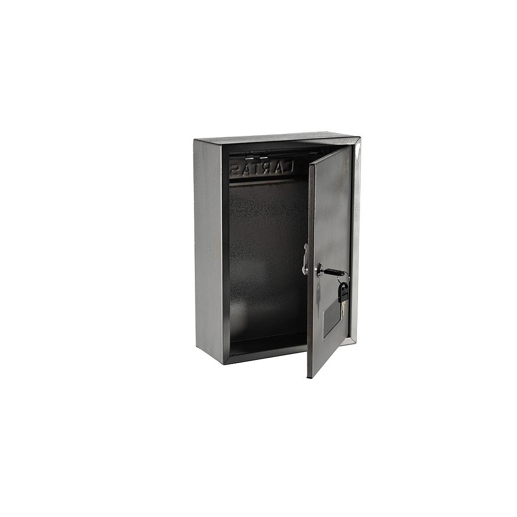 Art.6050-02   Buzón verja 350x250x100 mm hierro gris (Dorso)
