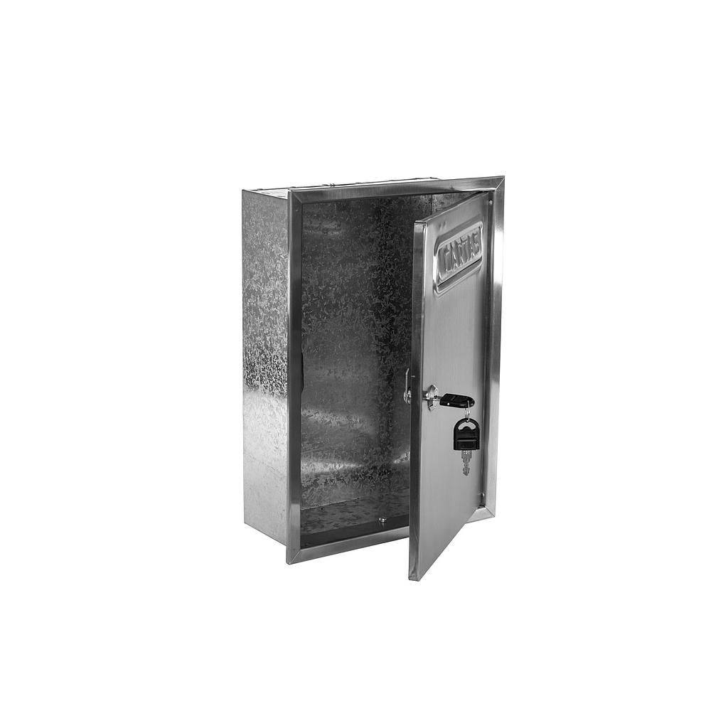 Art.3232-1   Buzón embutir 310x230x100 fte acero caja hierro