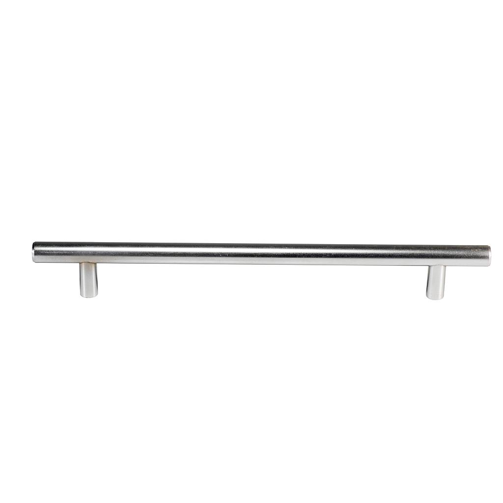 Art.7307/8110-00 12x224 mm Manija barral hierro cromo mate