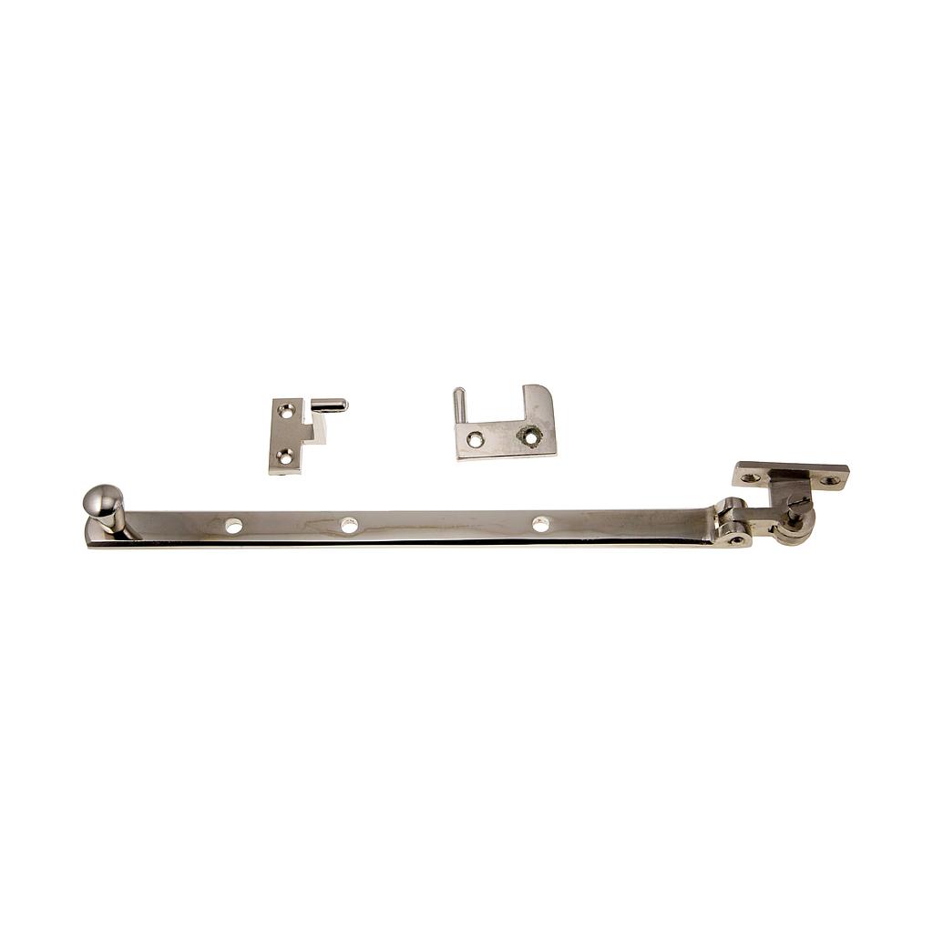 Art.1128-3 300 mm Reten ventana con accesorios bronce pulido y platil