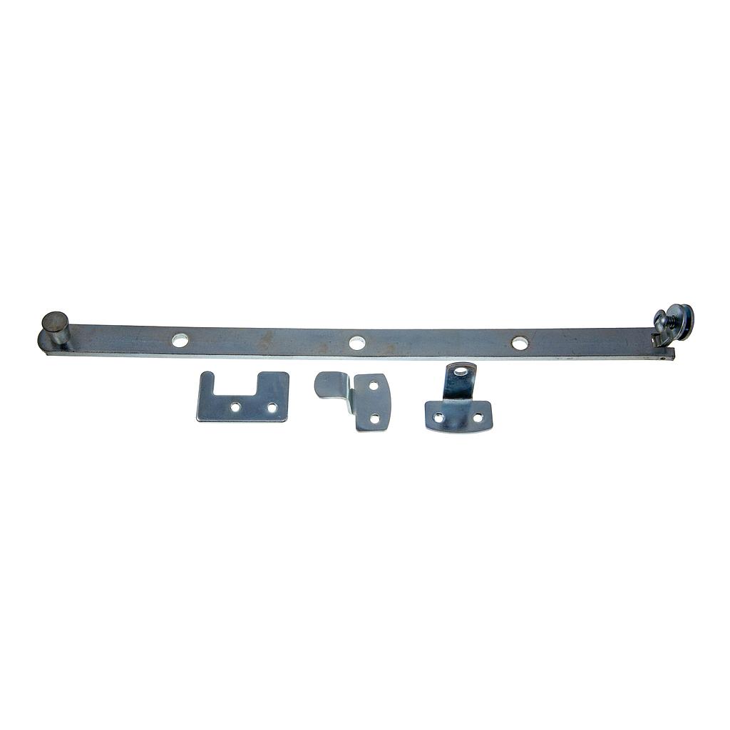 Art.1128/3086-05 400 mm Reten ventana con accesorios hierro zincado