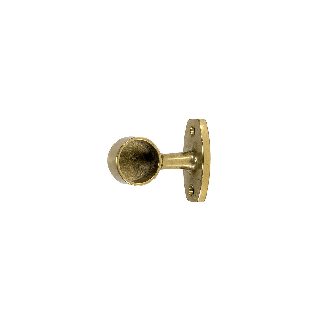 Art.1860/3837-1   3/4¨ Soporte tapado bronce pulido y platil