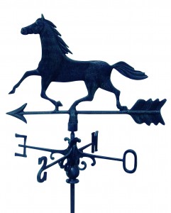 Art.4509   Veleta Caballo con ruleman de aluminio