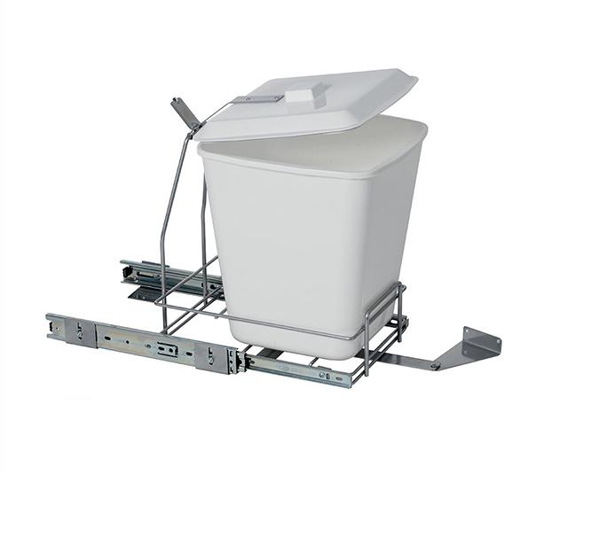 Art.5272/5981   Porta residuo plastico blanco bajo 