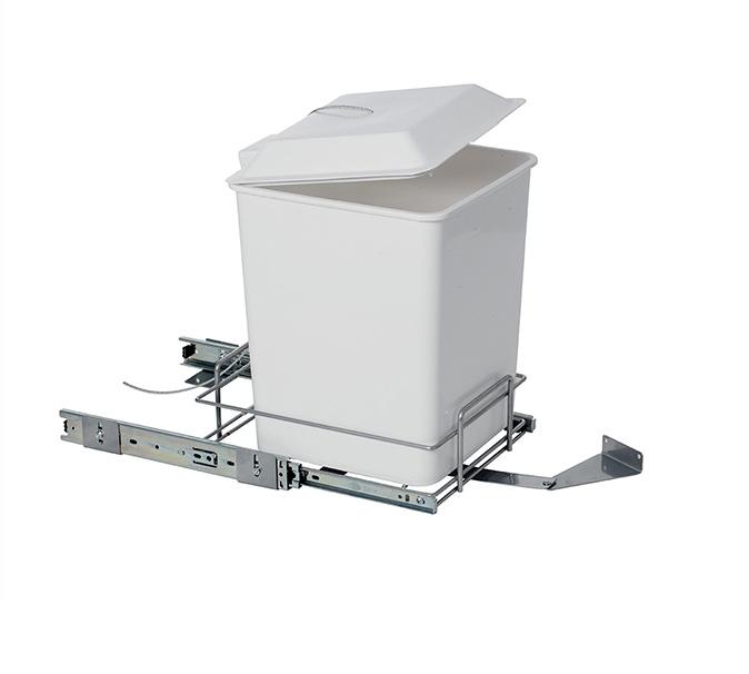 Art.5272/5951-26   Porta residuo plastico blanco alto