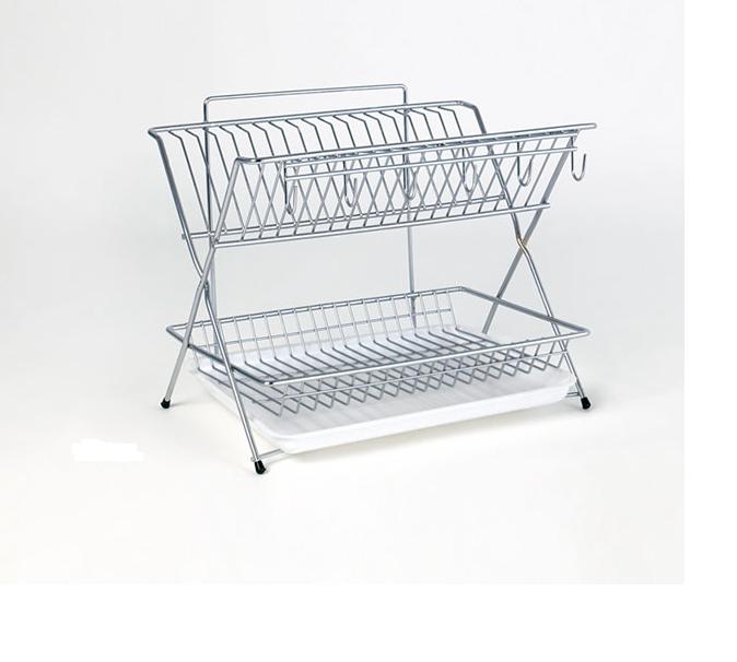 Art.5281/8282   Escurre 18 platos con bandeja hierro cromo