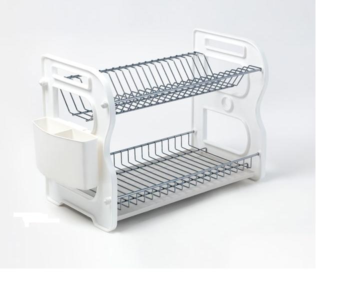 Art.5940-01   Escurre platos de apoyar con cubiertero plastico y acero