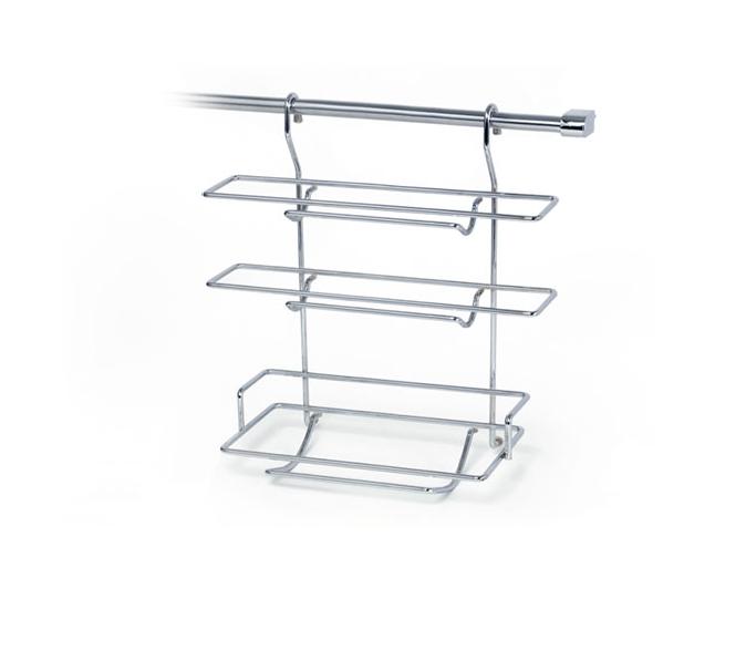 Art.8269-01   Porta rollo triple hierro cromo