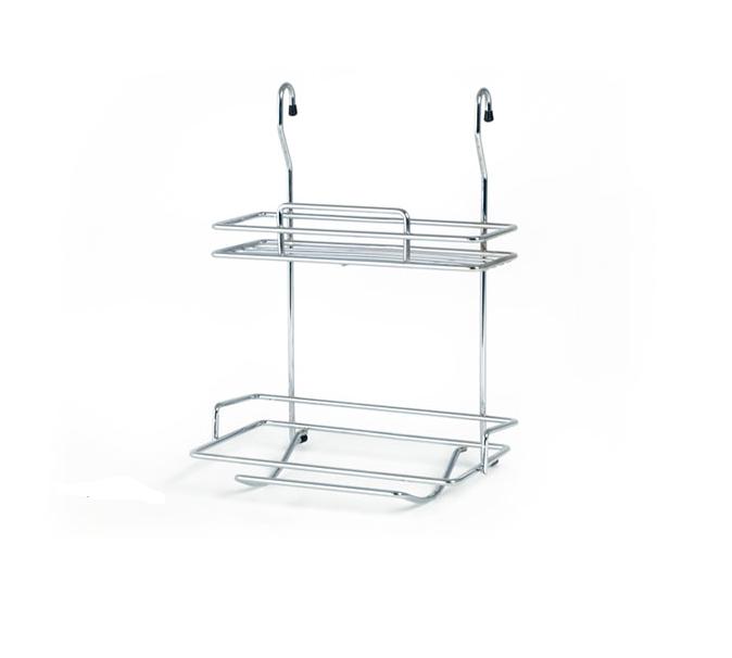 Art.8269-03   Porta rollos simple con especiero hierro cromo