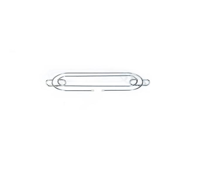 Art.7025/8288-04   Porta copas oval hierro cromo