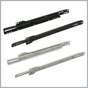Art.7327/7883-05 Guia 450 mm cajon blanca y negra tipo Z