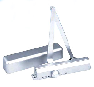 Art.1193/7388   Cierrapuerta aereo gris reforzado para 1600 mm