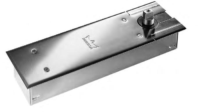 Art.1196/7703 Con accesorios DORMA frente de acero