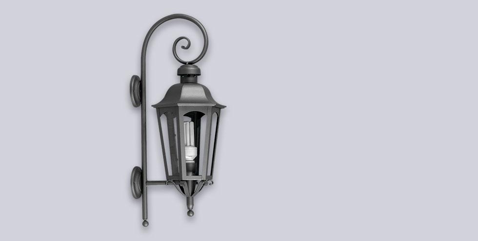 Art.7824   Farol 600x200x280 mm chico con mensula hierro