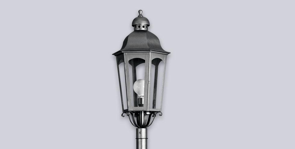 Art.7820   Farol 730x370 mm gigante de columna hierro