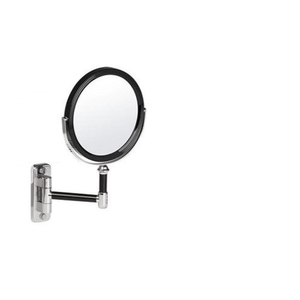 Art.8416/8490-06 Espejo 5x brazo plegable negro y cromo 