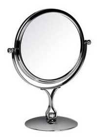 Art.8416-02 Espejo 7x tocador con base cromo