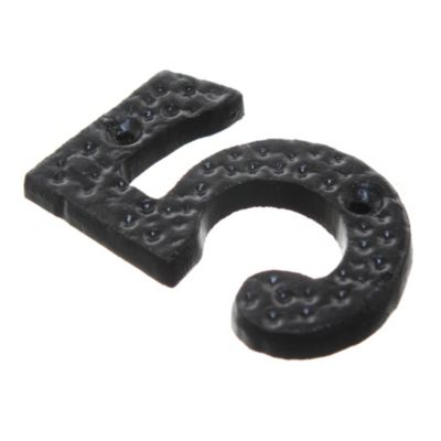 Art.1190/5579-01 al 10   Numero 75 mm hierro negro